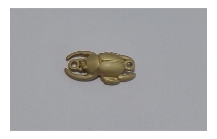 escarabajo 2 anillas 20mm oro mate