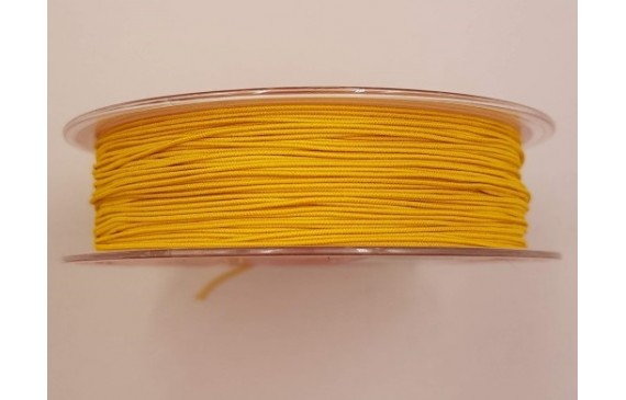 Cordón de Goma 1mm Amarillo