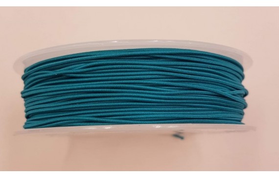 Cordón de Goma 1mm Azul turquesa