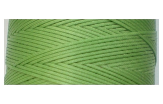 Hilo algodón encerado plano Verde hierba