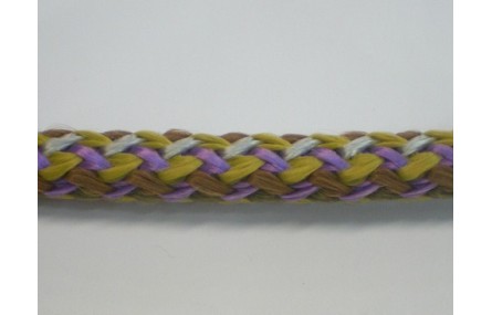 Cordón trenzado multicolor de 10mm Mezcla 1